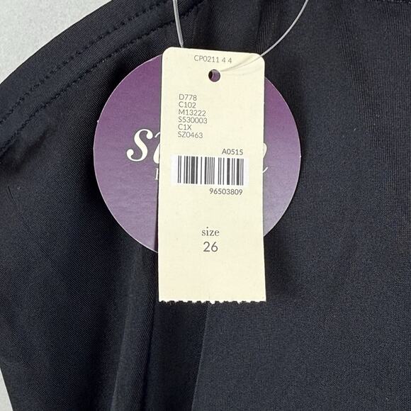 Swim By Cacique Ruffled Tankini Swimsuit Top Women Plus 26 Shelf Bra Beach NWT - Picture 5 of 6